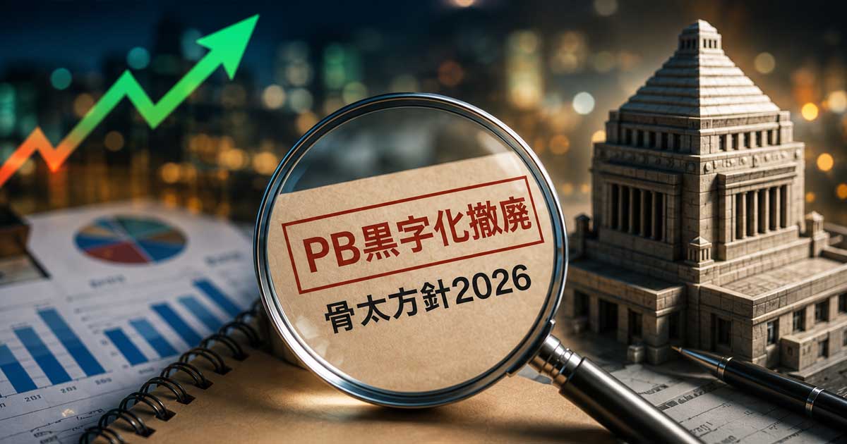 PB黒字化撤廃は「良かった」でも安心できない　反緊縮派経済学者が読む骨太方針2026の本当の狙い